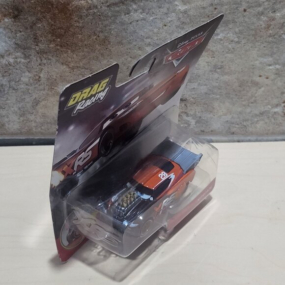 Disney Pixar Cars XRS Drag Racing Diecast Vehicle #28 Nitroade Car Tim Treadless - Picture 6 of 9